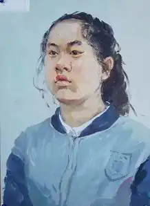 色彩头像绘画步骤及清华美院色彩头像高分卷赏析
