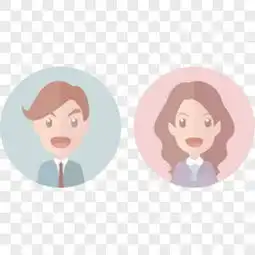 男女头像图片男女头像素材男女头像png大全下载熊猫办公
