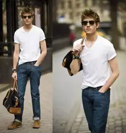 9套夏日白t搭配,让你穿起来又好看又帅气
