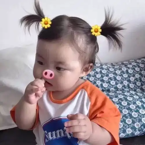 萌系头像希望我是你眼里最好的宝贝
