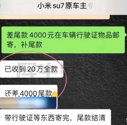 男子花20万元购买二手小米su7,回家后遭原车主远程锁车小米汽车客服回应
