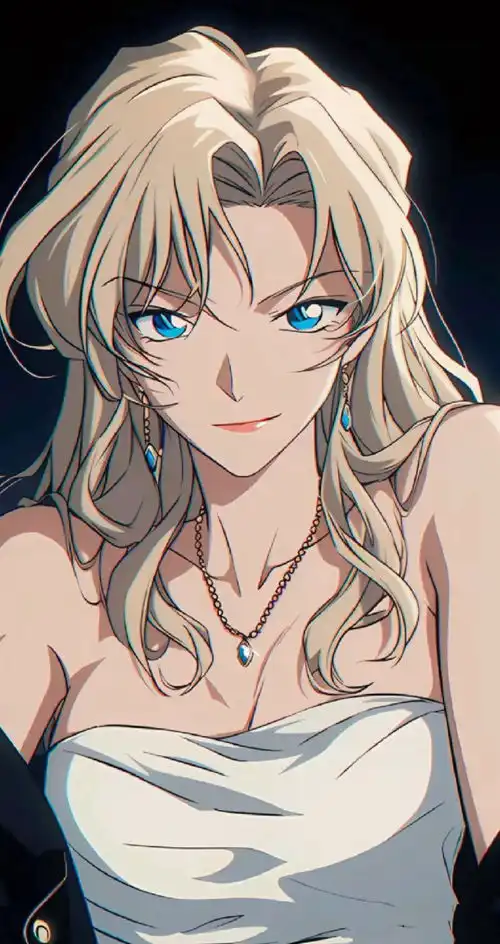 漫展上日本美女cos贝尔摩德,身材火辣,一套黑色胶衣征服无数人
