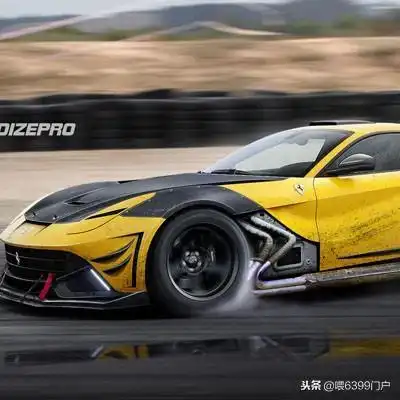 大波浪金色头发,傲视街头
