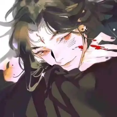 一组男生古风动漫头像
