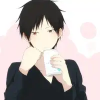 谁有粉色背景粉色的可爱卡通男头像
