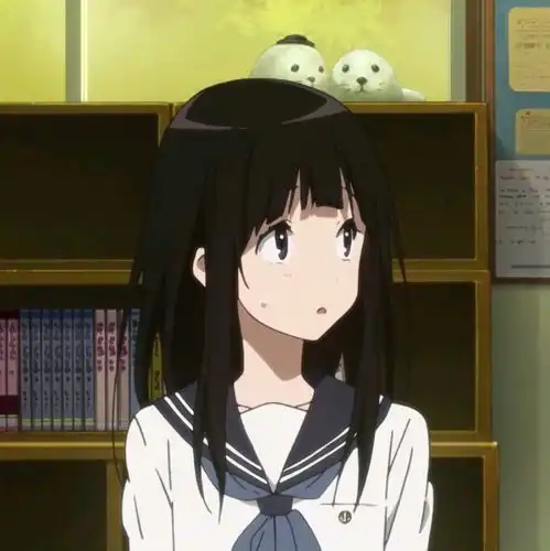 冰菓动漫头像情侣头像折木奉太郎千反田爱瑠第二集自截
