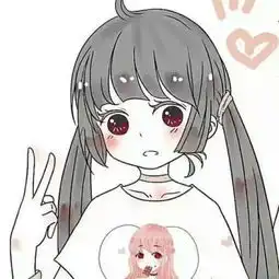 情侣头像一男一女剪刀手
