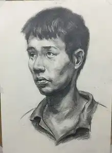 素描头像
