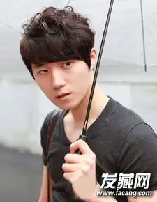 2015男士发型图片清新短发很流行2
