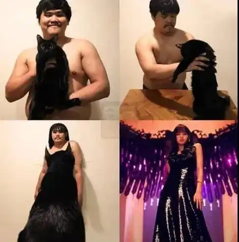 这位猫爸仿佛不知道猫崽是自己的,对着孩子龇牙咧嘴不耐烦,最后竟然还一巴掌把孩子拍飞了
