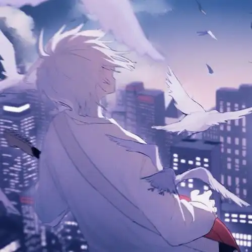 动漫男生头像不笑运气太差,一笑脸就变大
