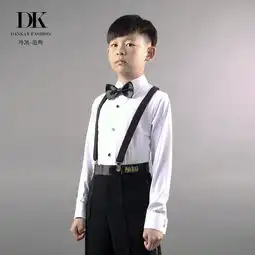专业少儿男童拉丁舞蹈服衬衫上衣摩登拉丁舞考级比赛规定标准服
