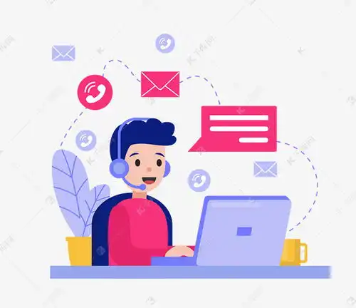 联系我们的男客服素材图片免费下载千库网
