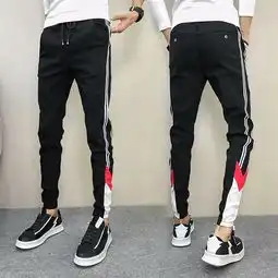 红色绅士正装男西裤
