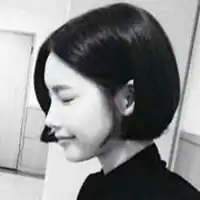 侧面短发女生头像卡通微信头像图片大全
