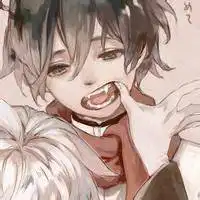 微信彩色素描头像男
