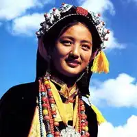 藏族头像少数民族藏族人物头像
