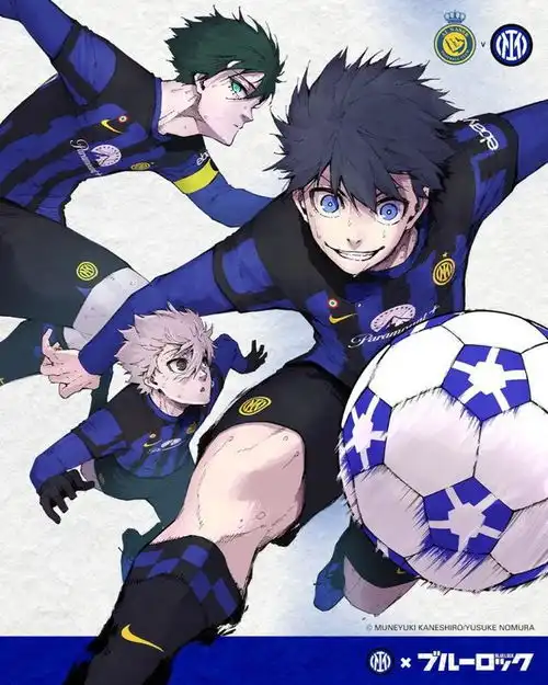 即将战利雅得胜利国际米兰官推晒日漫画风海报
