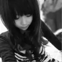 黑色背景女生头像全身微信头像图片大全
