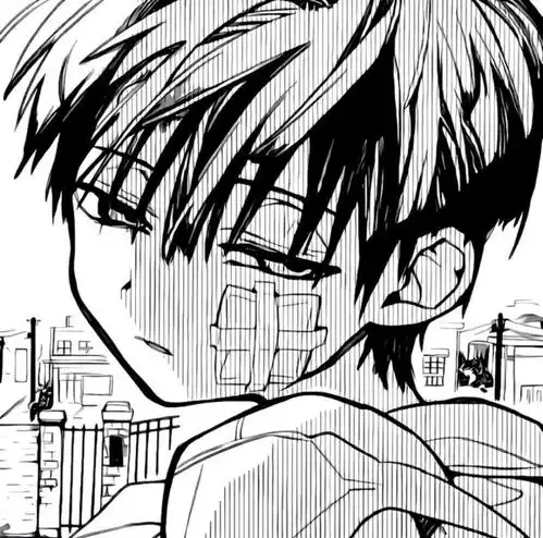 动漫头像黑白日系动漫男头
