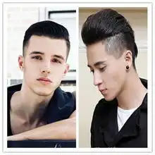 男生帅气发型男明星演绎最新莫西干造型设计