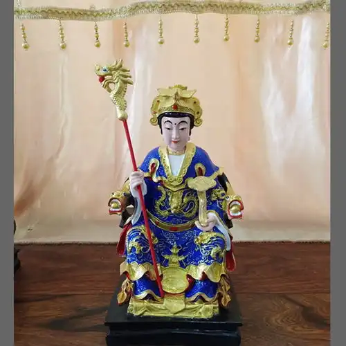 西山老母筋骨奶奶佛像十二老母朝无生无生老母佛像图片
