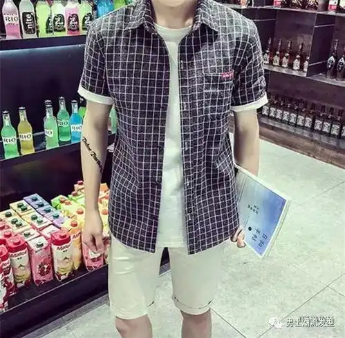 短袖衬衫短裤,夏季男士巧搭配
