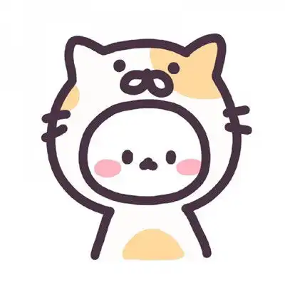 呆萌卡通情侣头像两张,我是你永远的明珠
