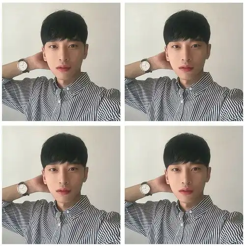 男生小鲜肉发型

