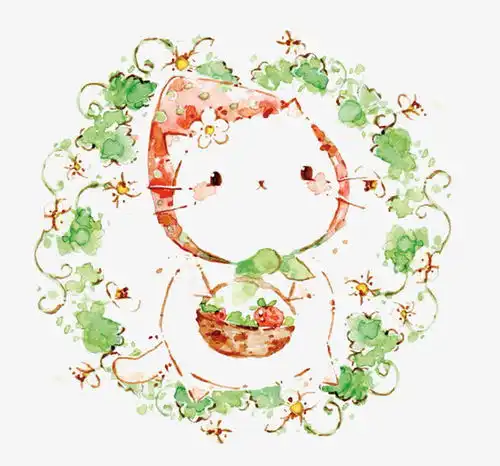 萌萌哒的小草莓猫图片素材免费下载页面网页平面电商创意素材png素材小素材

