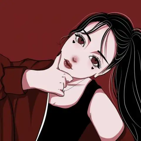 成熟气质女生动漫头像
