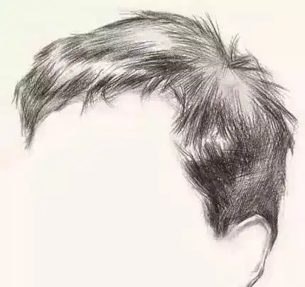 干货头发画法技巧大全
