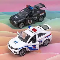 淘童年汽车模型双侧开门大号合金救护车玩具医生男孩仿真模型儿童玩具车警车女孩多少钱
