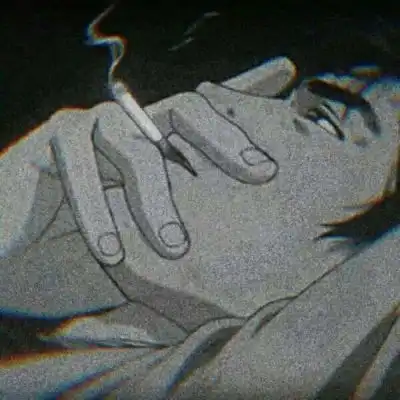 二次元丧系男头黑白能被偏爱男生头像我要个性网
