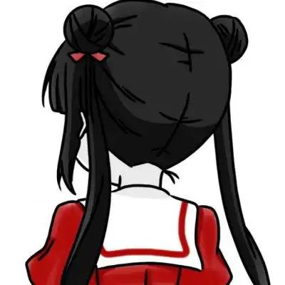 二次元动漫女生头像丧气小萝莉
