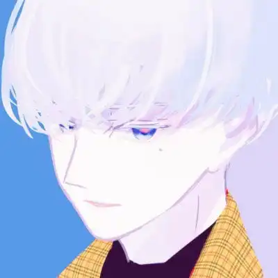 帅气撩人高冷动漫男头二次元高冷侧脸男头像
