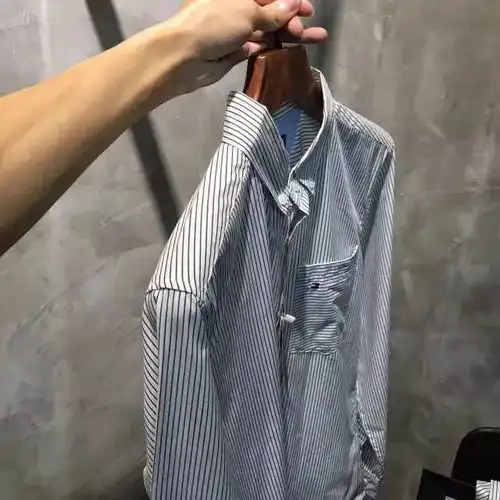 时隔一年再次相遇,常州溢达代工正品贸易公司订单保真120支顶级府稠面料质感细腻舒适上身效果超赞男士长袖衬衫
