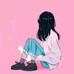 动漫女生头像我不知道,我等的那个是谁
