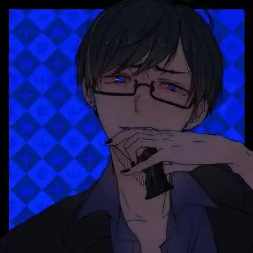 动漫男含眼镜男
