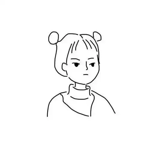 头像火遍抖音的简笔画
