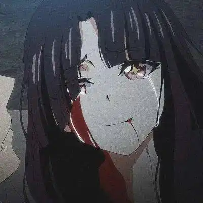 动漫头像高清伤感女生头像
