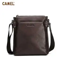 camel骆驼牛皮男士韩版商务休闲潮男包单肩包mb122011价格,camel骆驼牛皮男士韩版商务休闲潮男包单肩包mb122011新款图片51比购返利网购物比价