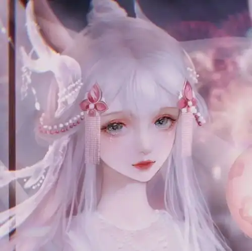 唯美二次元女生头像
