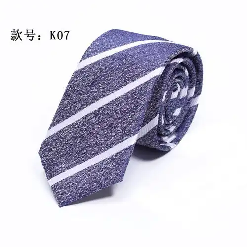 新款ck领带男士黑色条纹正装商务韩版学生潮流百搭宽窄6cm手打款
