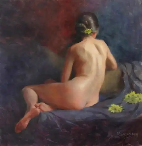 美国女画家安娜罗丝贝恩女性人体油画作品欣赏,
