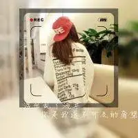 小清新画中画头像女生头像微信头像图片大全
