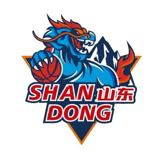 曝山东男篮新队徽亮相蓝橙相间风格大变
