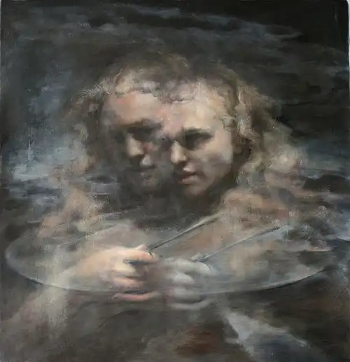 俄罗斯美女画家玛丽亚具象主义人体油画作品欣赏
