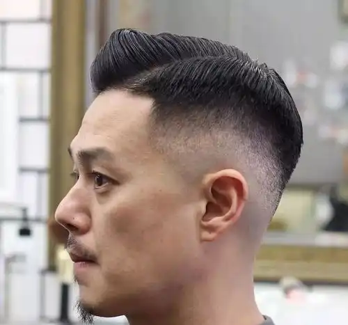 卧槽,这发型太适合中国男人了
