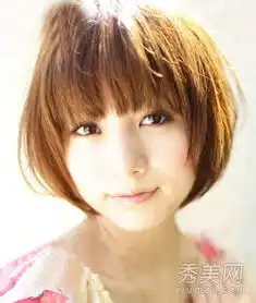 圆脸女生的清新元气发型2
